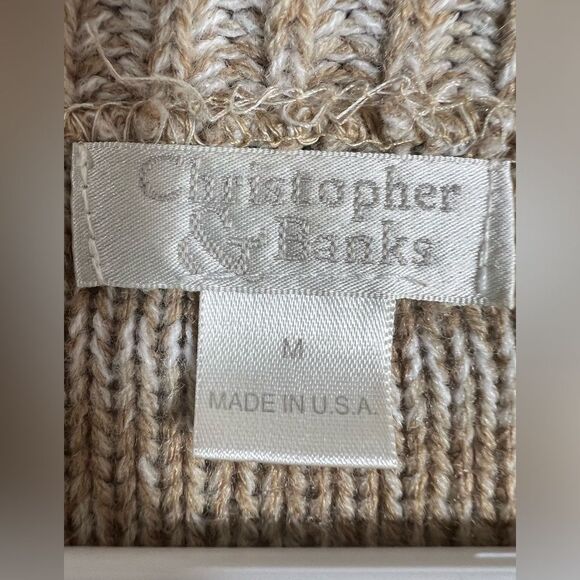 Christopher & Banks button cardigan sweater - Picture 3 of 4